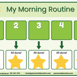 Morning Routine Visual Board